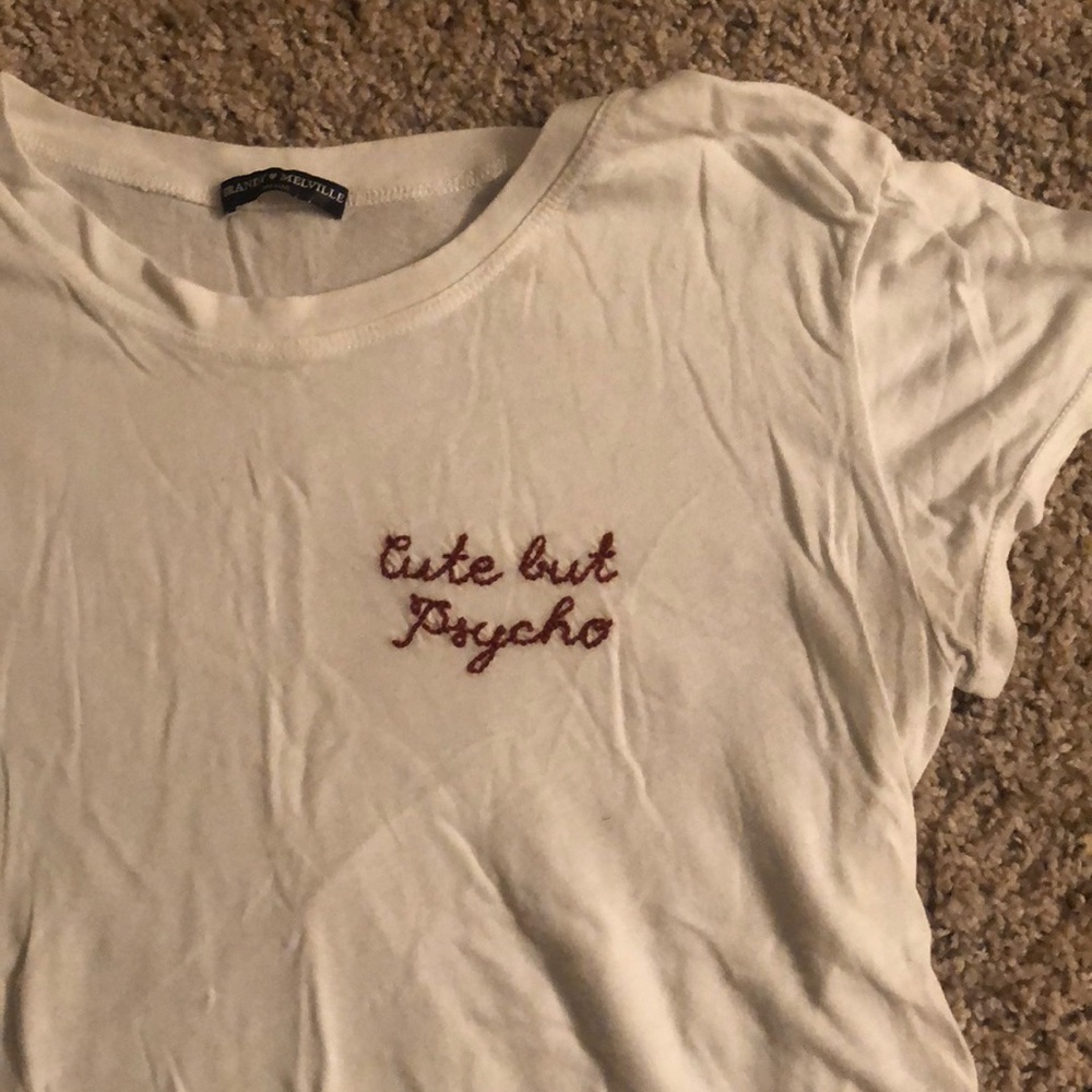 Cute But psycho Brandy Melville tee